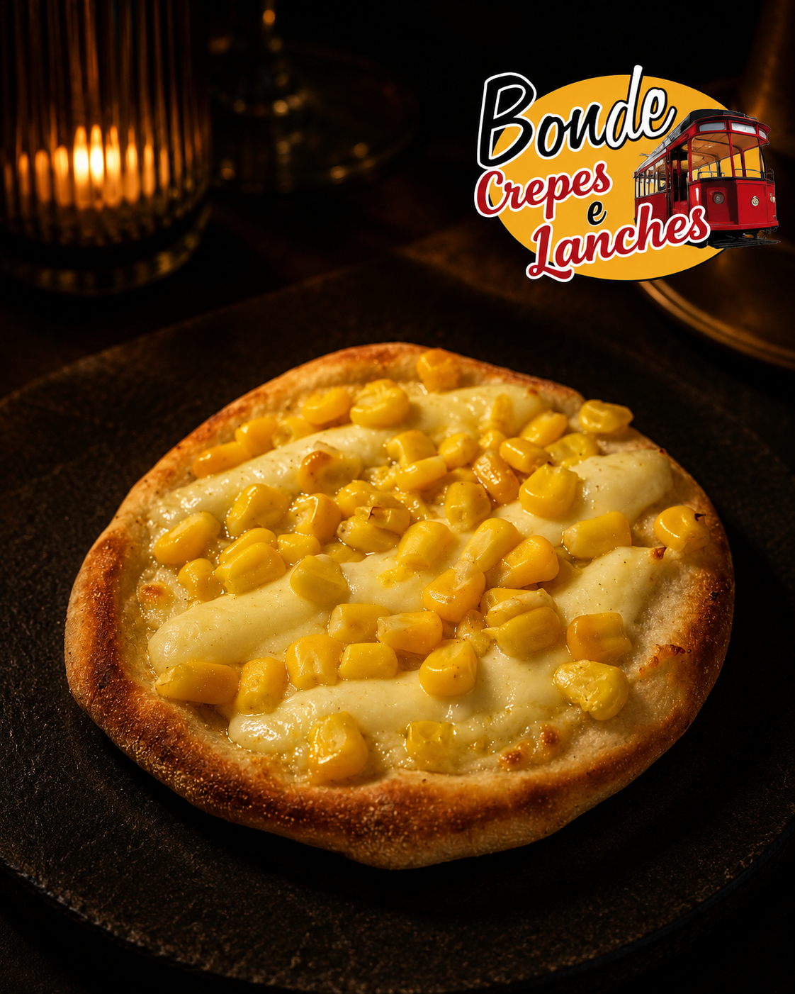 Esfiha Catupiry com Milho - Bonde Crepes Lanches Pizzas e Esfihas