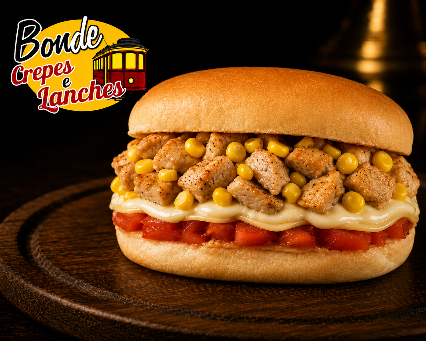 Bonde Frango Especial - Bonde Crepes Lanches Pizzas e Esfihas