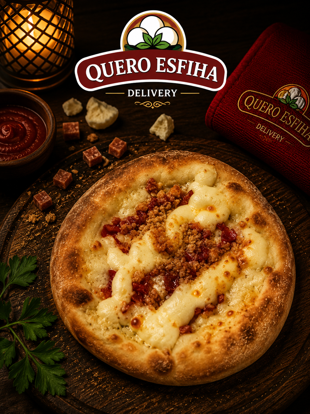 ESfiha de Tomate Seco Especial - Quero Esfiha