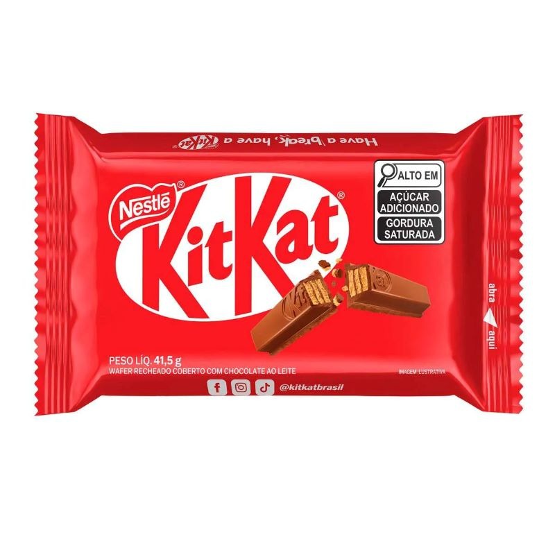 Chocolate Kit Kat - Bonde Crepes Lanches Pizzas e Esfihas