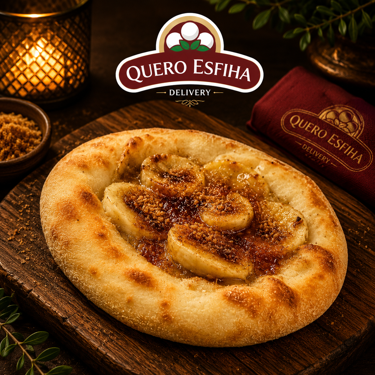 Esfiha de Banana - Quero Esfiha