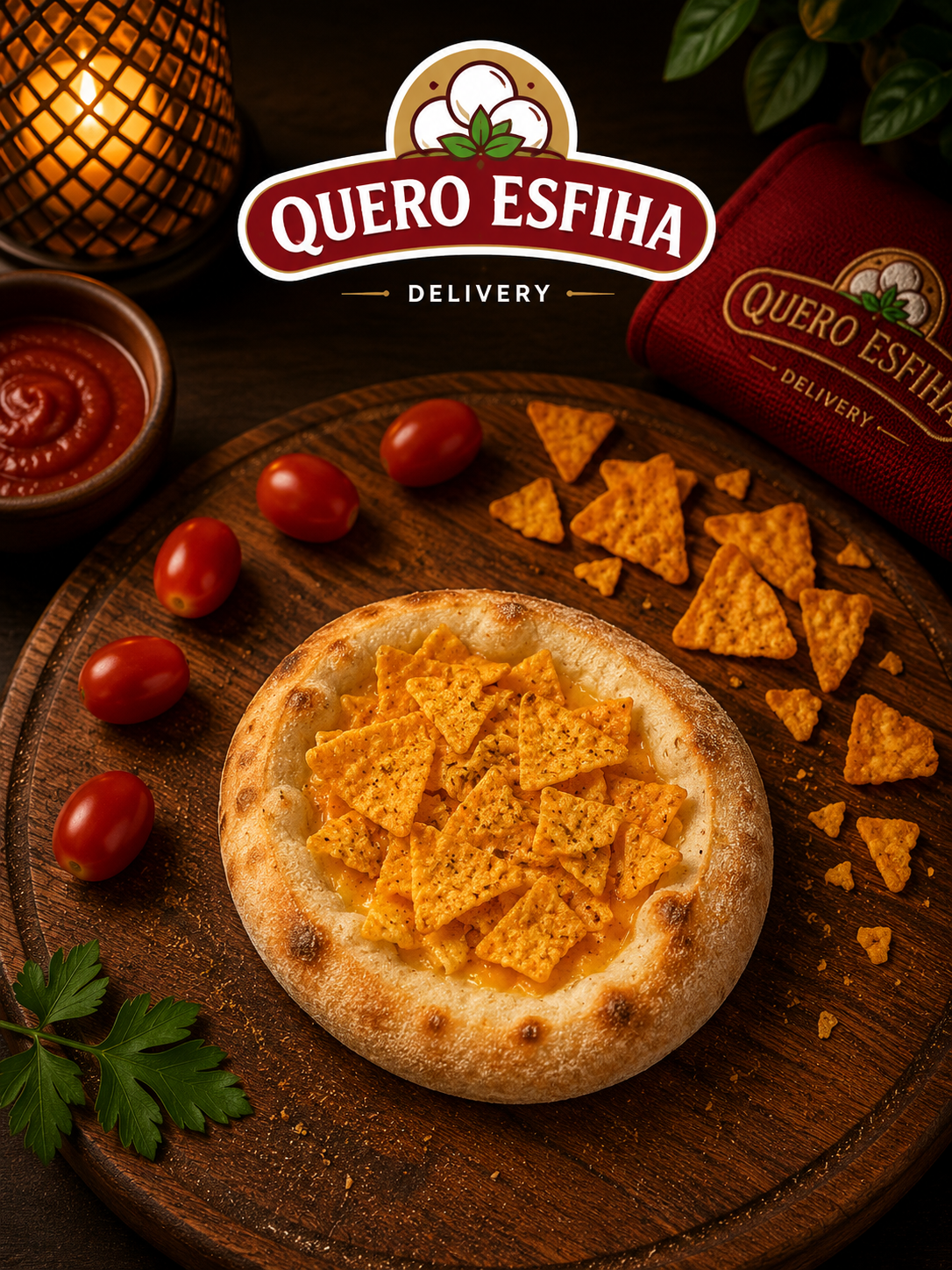 Esfiha de Doritos - Quero Esfiha