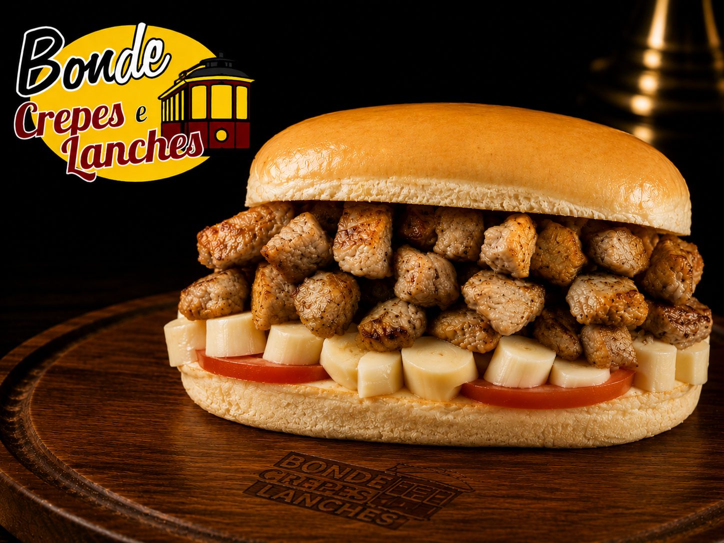Bonde Lombo Palmito - Bonde Crepes Lanches Pizzas e Esfihas