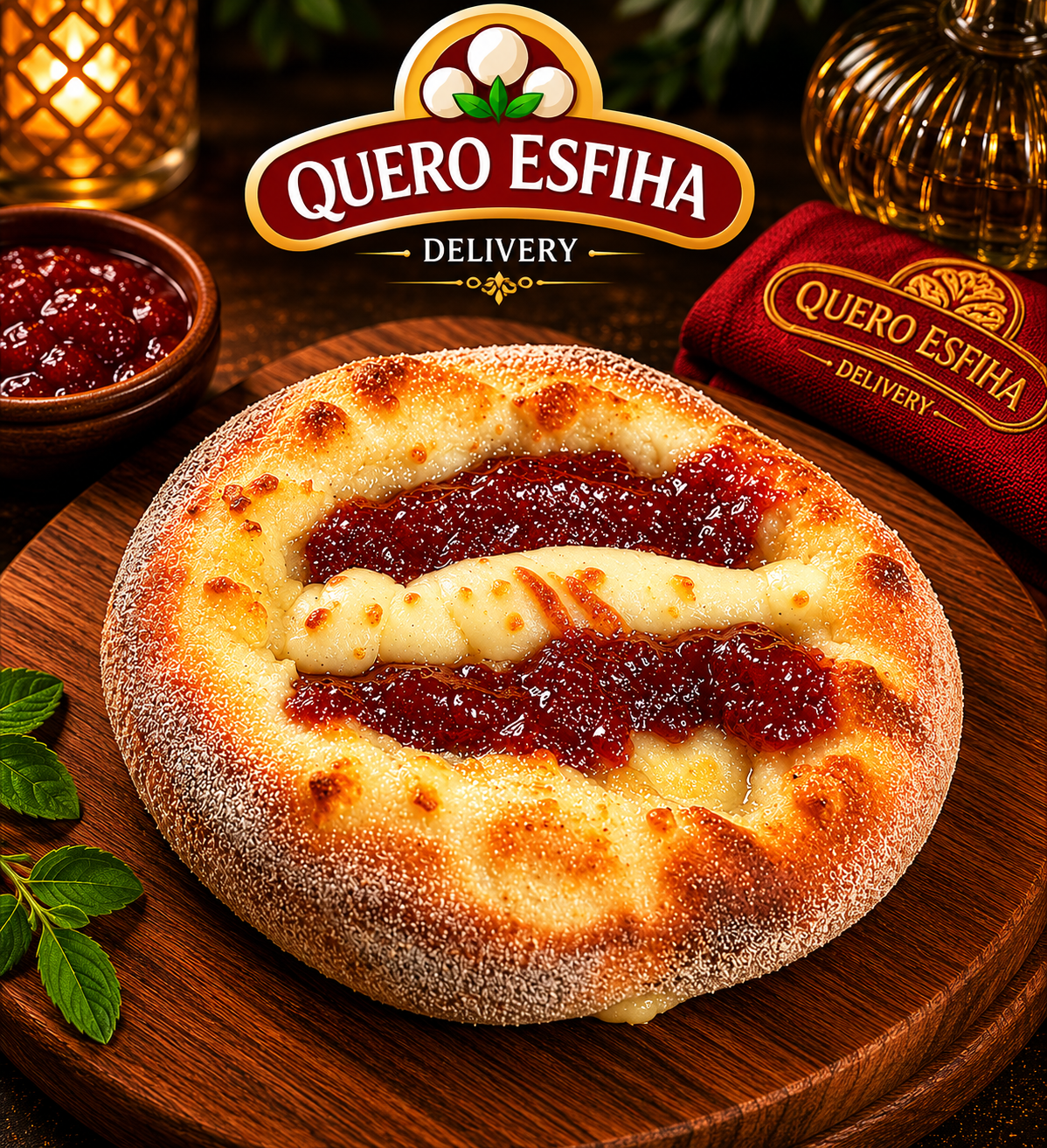 Esfiha Paixão Brasileira - Quero Esfiha