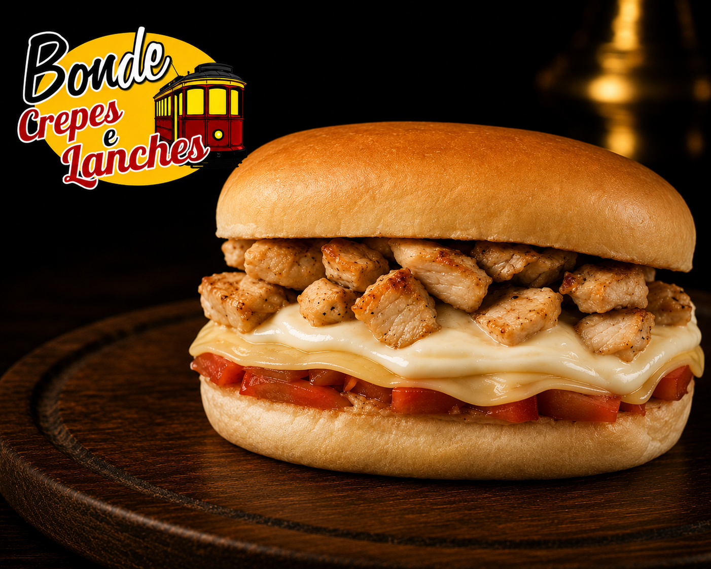 Bonde Frango Catupiry - Bonde Crepes Lanches Pizzas e Esfihas