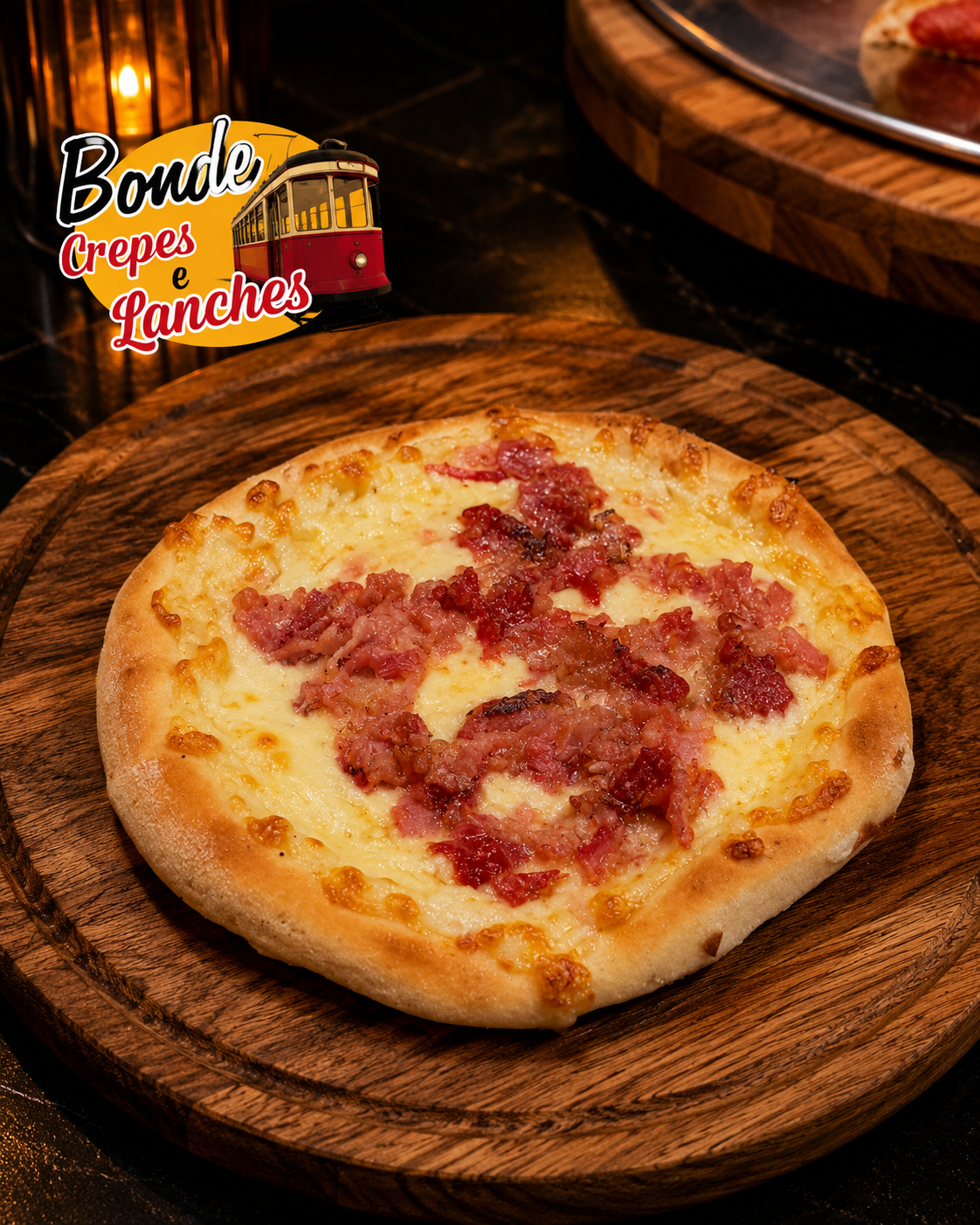 Esfiha Bacon - Bonde Crepes Lanches Pizzas e Esfihas